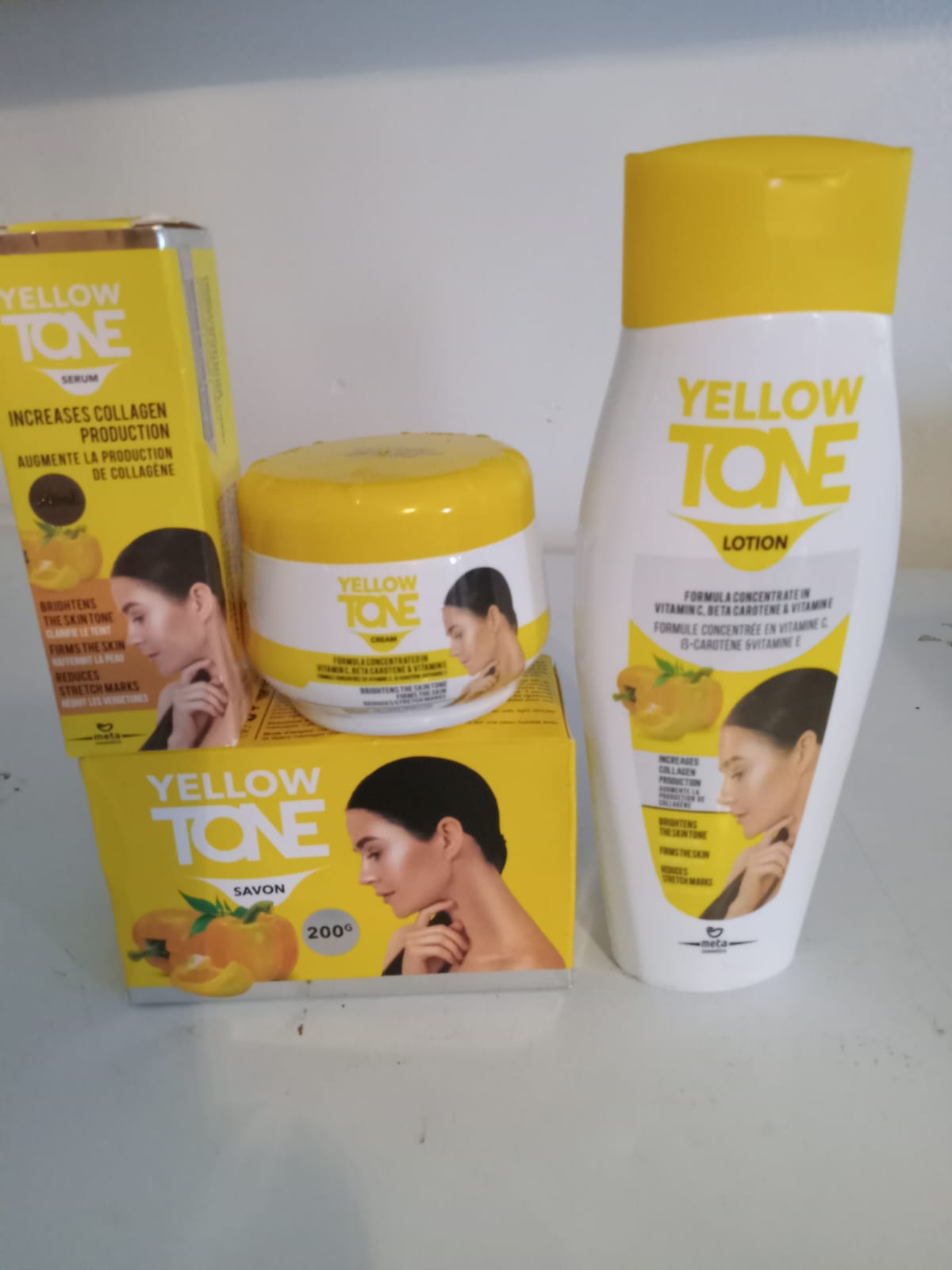 Yellow tone set