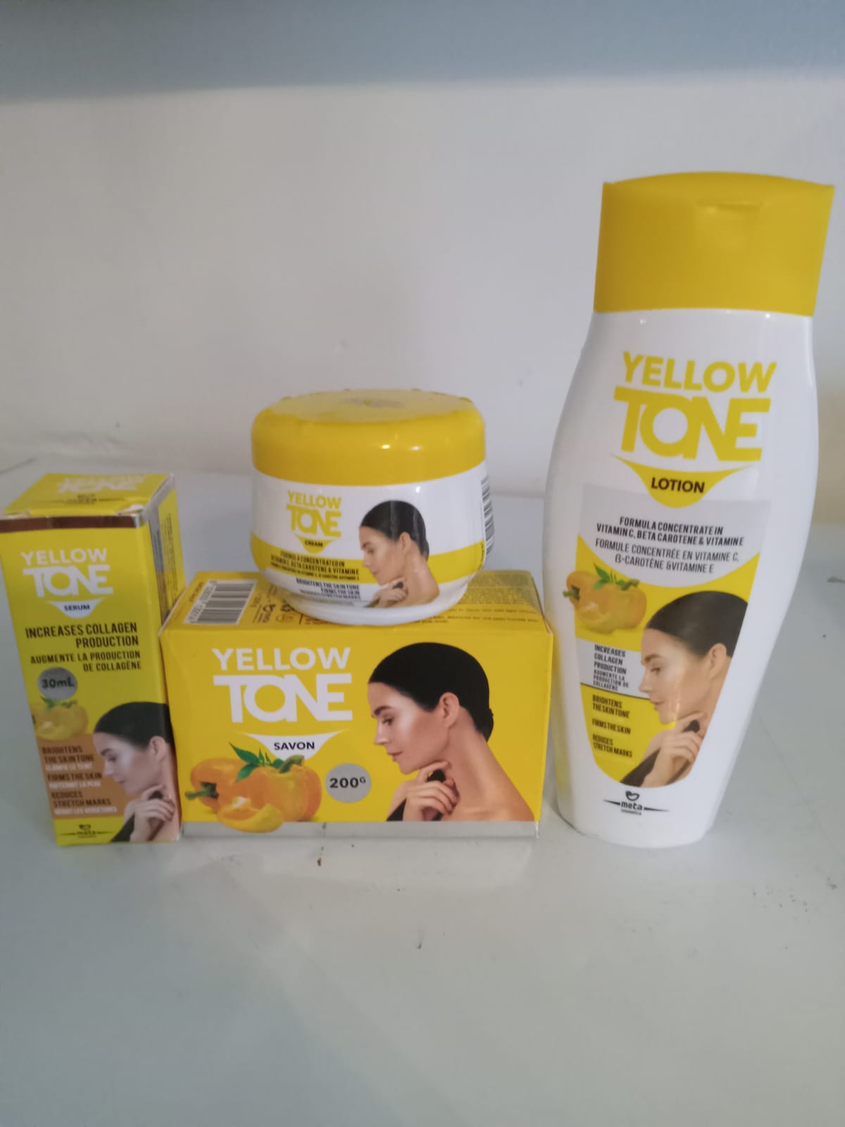 Yellow tone set
