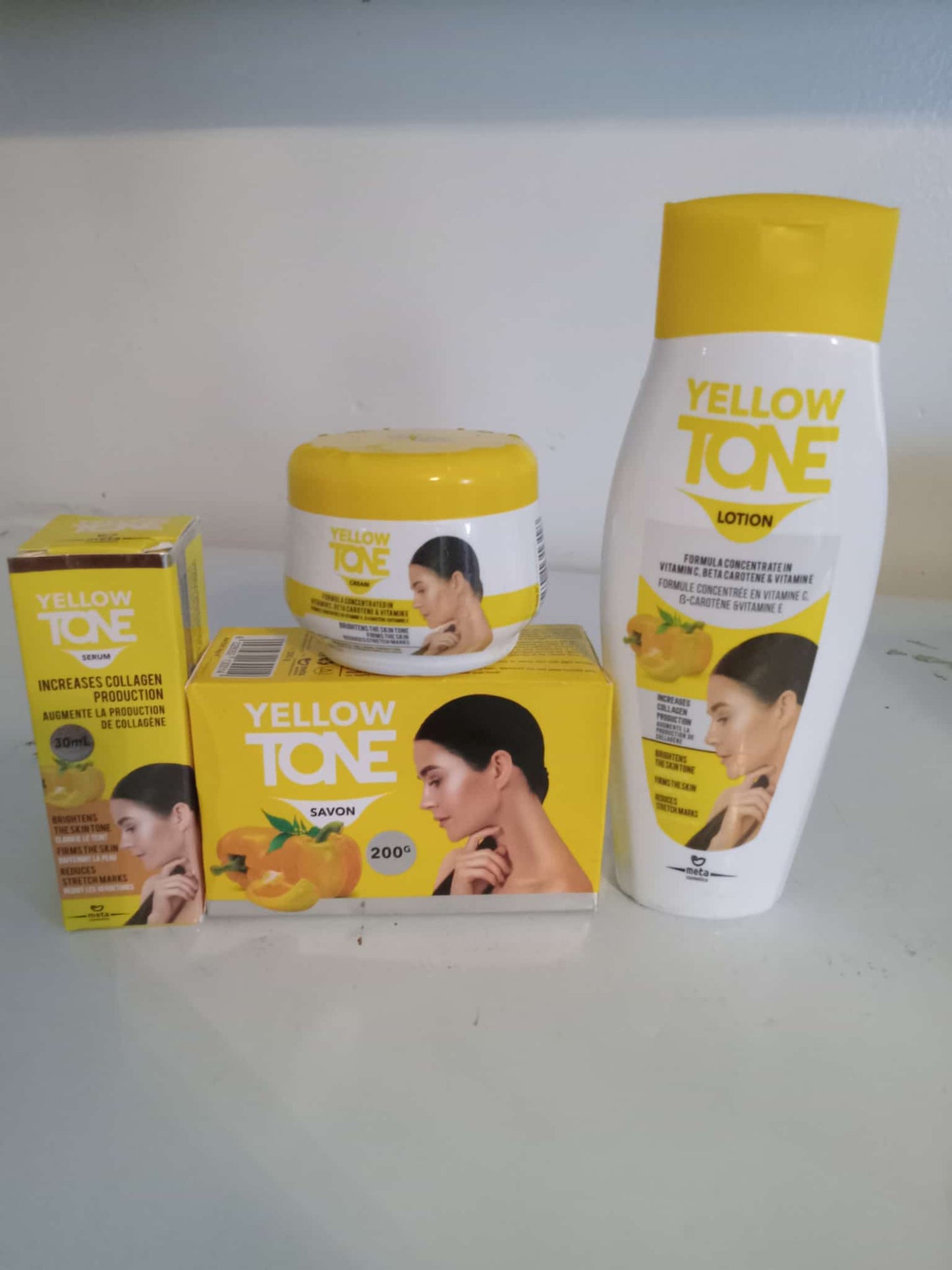 Yellow tone set