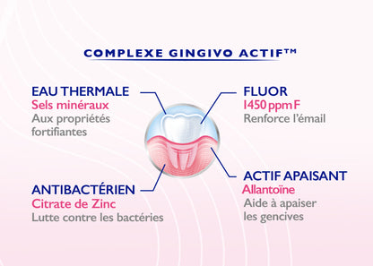 DENTIFRICE APAISE ET RENFORCE
BLANCHEUR